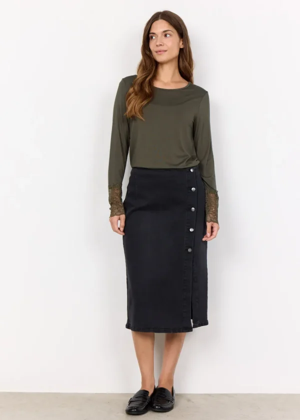 Marica 226 T Shirt in Dark Green