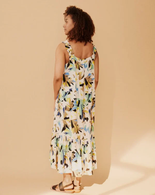Onicki Dress in Dusky Green
