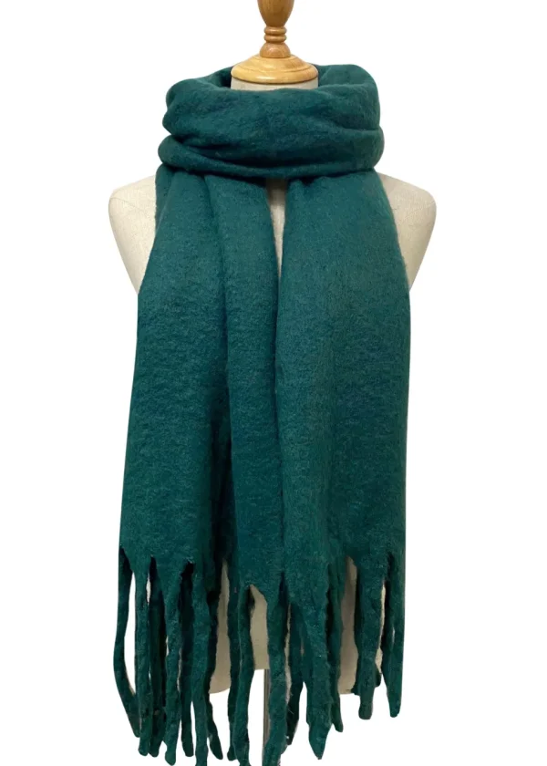 Plain Tassel Blanket Scarf