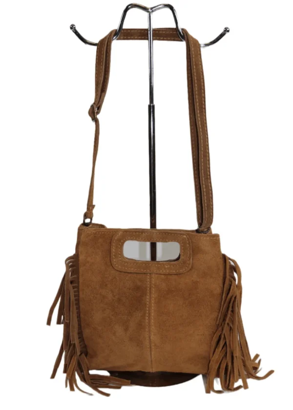 Small Tassel Suede Bag