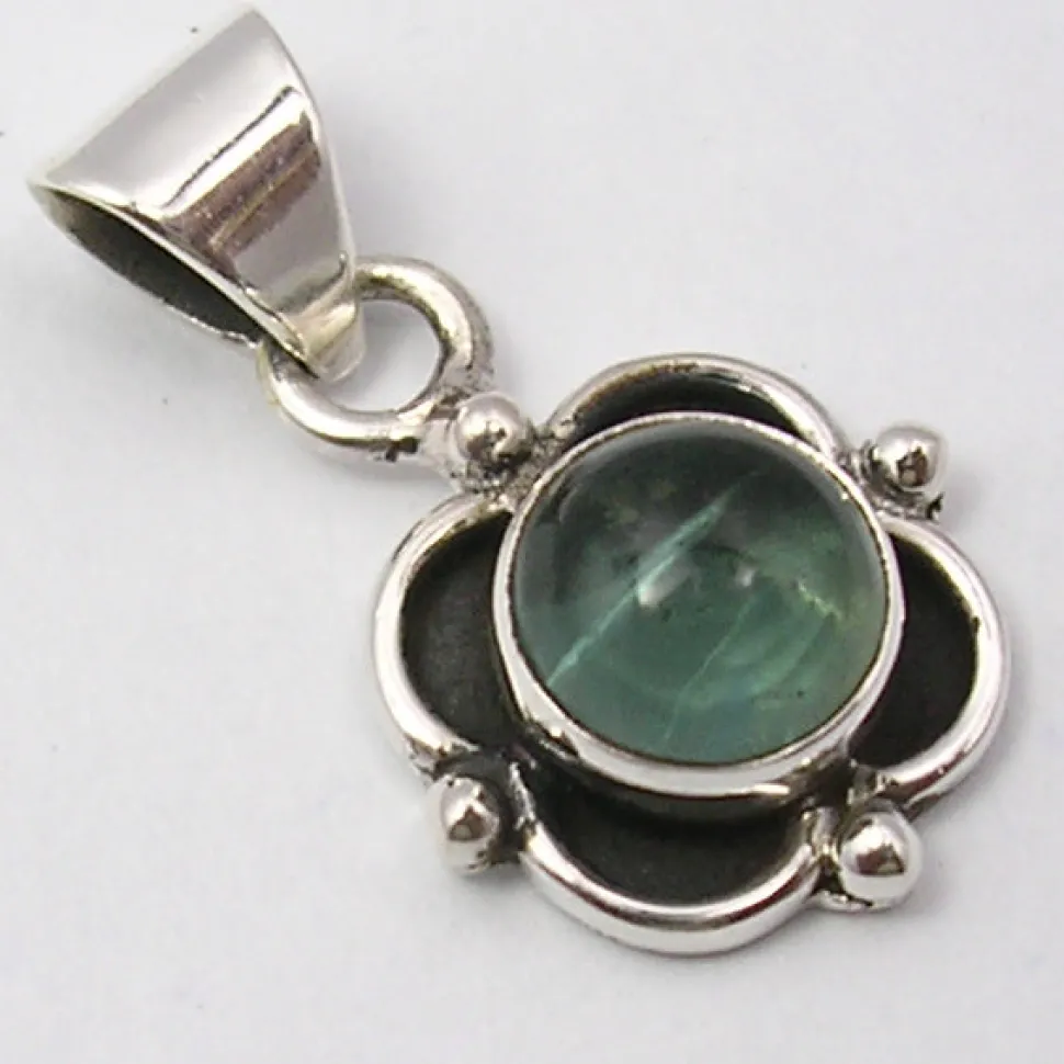 solid_silver_apatite_flow_0.webp Solid Silver Apatite Flower Shaped Pendant