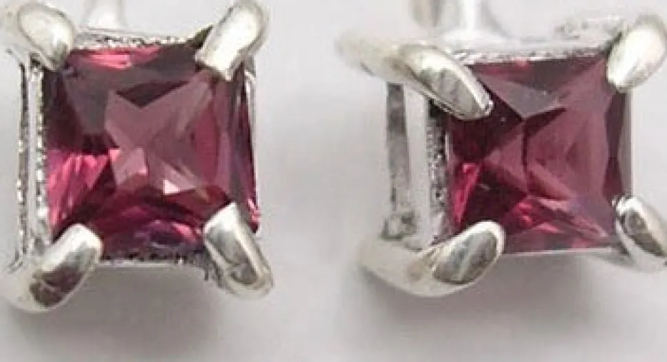 solid_silver_square_garne_2.webp Solid Silver Square Garnet Drop Earrings