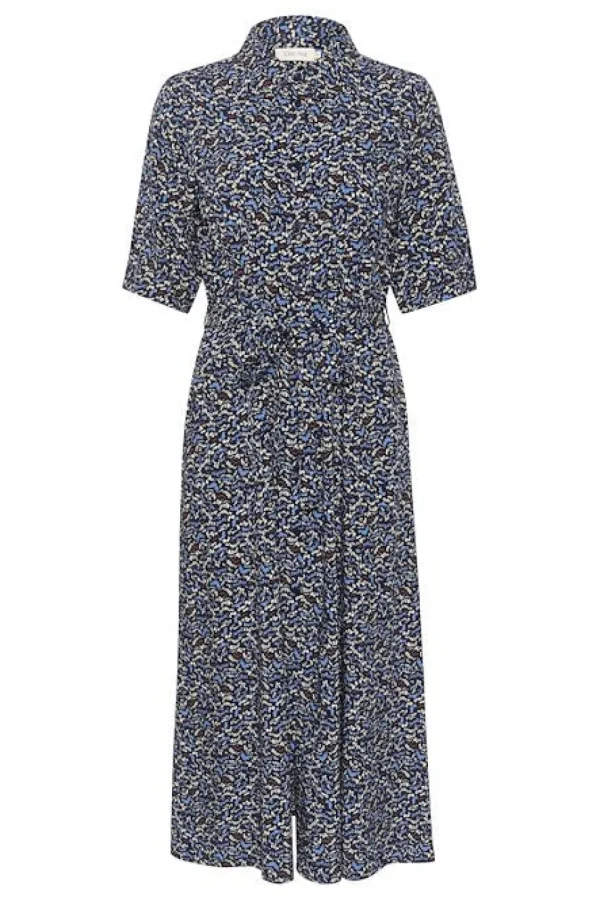 Tiah Shirtdress in Seaborne